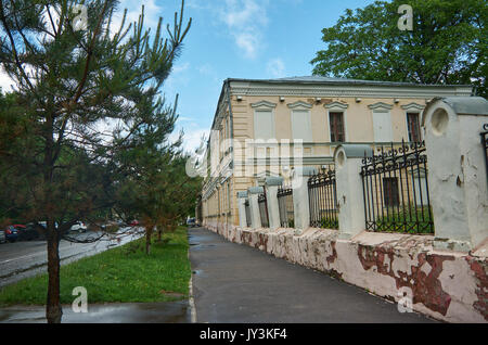 city centre of Kostroma. golden ring. Russia Provincial cityscape with heritage of architecture. Stock Photo