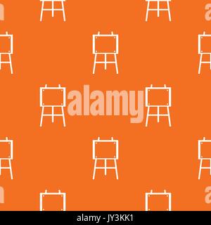 Wooden easel pattern seamless Stock Vector