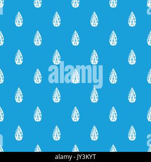 Memorial wreath pattern seamless blue Stock Vector
