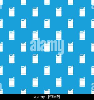 Jerrycan pattern seamless blue Stock Vector