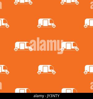 Thailand three wheel native taxi pattern seamless Stock Vector