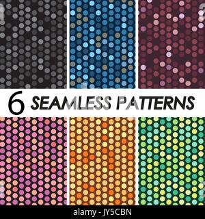 patterns with crystals Stock Vector
