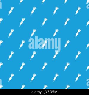 Cotton icing bag pattern seamless blue Stock Vector