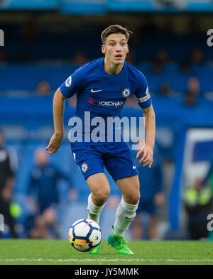 London, UK. 18th Aug, 2017.  Ruben SAMMUT of Chelsea during the U23 Premier League 2 match between Chelsea and Derby County at Stamford Bridge, London, England on 18 August 2017. Photo by Andy Rowland. **EDITORIAL USE ONLY FA Premier League and Football League are subject to DataCo Licence. Credit: Andrew Rowland/Alamy Live News Credit: Andrew Rowland/Alamy Live News Stock Photo