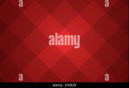 Red abstract vector background with a pattern of squares. Pattern of a backdrop of rhombuses for sites, flyer or banners. Stock Vector