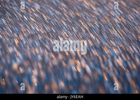 Abstract defocused blue and yellow background Stock Photo