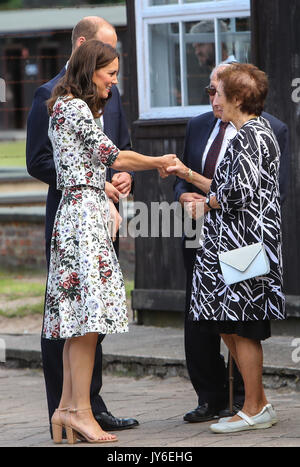 The Duke and Duchess of Cambridge visit Stutthof Concentration Camp near Gdansk during their tour of Poland and Germany  Featuring: Catherine Duchess of Cambridge, Kate Middleton Where: Gdansk, Poland When: 18 Jul 2017 Credit: John Rainford/WENN.com Stock Photo