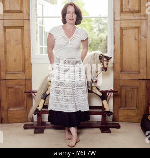 Fi Glover, English radio presenter photographed at her home in London, England, United Kingdom. Stock Photo