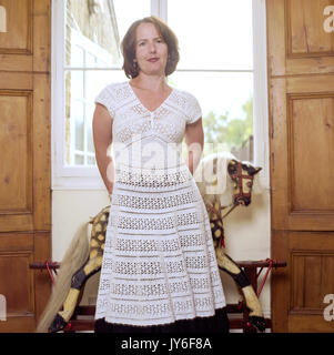 Fi Glover, English radio presenter photographed at her home in London, England, United Kingdom. Stock Photo