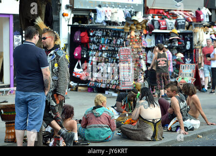 Group of young people in Camden, London. Stock Photo