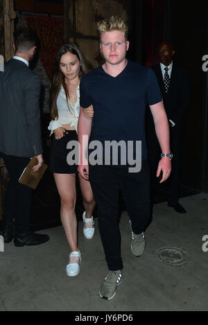 Jack Scott Ramsay and girlfriend joined Brooklyn Beckham for dinner at Tao Hollywood.  Featuring: Jack Scott Ramsey Where: Hollywood, California, United States When: 18 Jul 2017 Credit: WENN.com