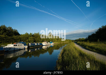 Boothstown Basin Marina Stock Photo
