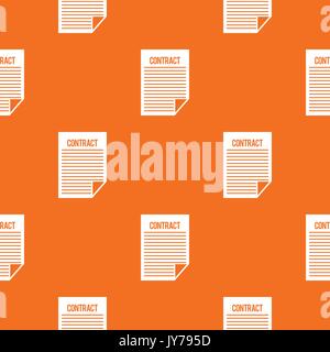 Contract pattern seamless Stock Vector