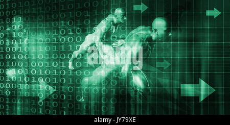 Healthcare Science and Technology Software Background Art Stock Photo