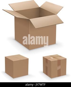 Vector box set Stock Vector