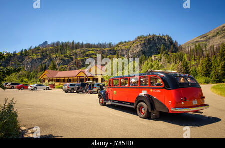 Rising Sun Motor Inn near Saint Mary Lake in Glacier National Park ...