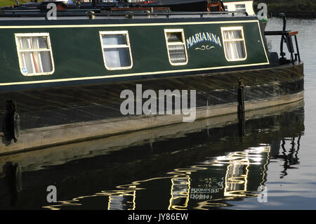 Boothstown Basin Marina Stock Photo