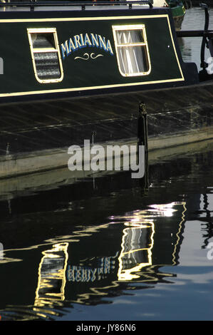 Boothstown Basin Marina Stock Photo