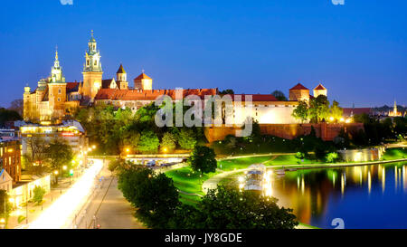 Wavel castle, Krakow, Poland Stock Photo