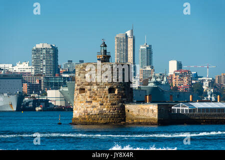 Fort Denison on Pinchgut Island in Sydney, New South Wales, Australia. Stock Photo