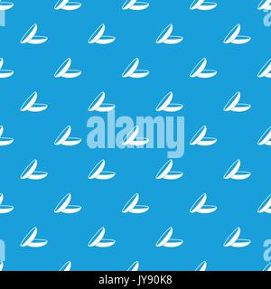 Contact lenses pattern seamless blue Stock Vector
