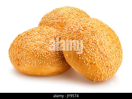 sandwich bun  isolated Stock Photo