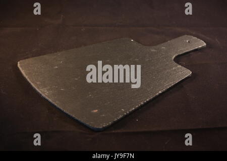 Slate chopping board Stock Photo