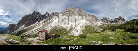 Overview from Berti Refuge to Popera. Cortina d'Ampezzo. Dolomites. Veneto. Italy. Europe Stock Photo