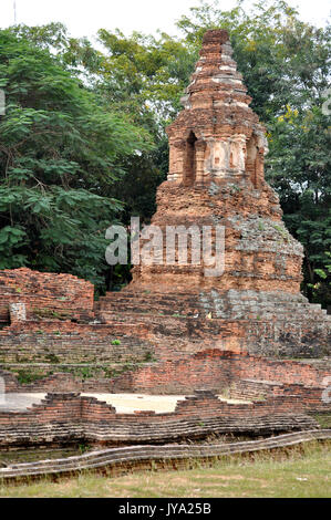 The old city was then lost from history for many years after Chiang Mai was conquered by the Burmese in 1558. Stock Photo