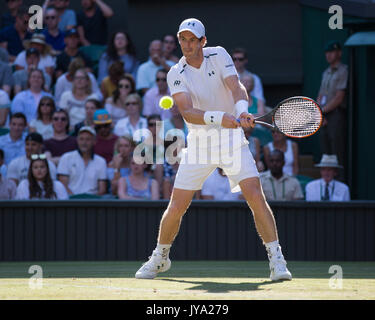 Andy Murray of Great Britain (foreground) and his coach Ivan Lendl ...