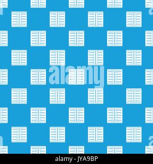 Jalousie pattern seamless blue Stock Vector