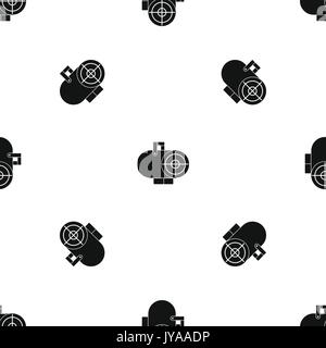 Industrial fan heater pattern seamless black Stock Vector