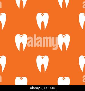 Tooth pattern seamless Stock Vector