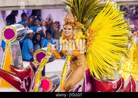 The, Carnival, in ,Rio de Janeiro, Carnaval, is a, festival, in, Brazil, southamerica, parade, samba, schools, float, sambadrome, sambodromo Stock Photo
