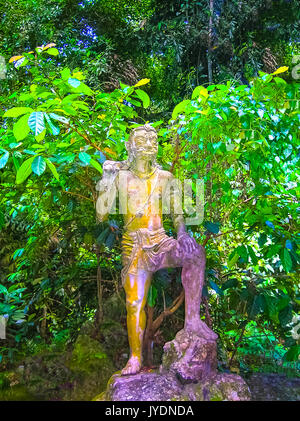 Koh Samui, Thailand - June 21, 2008: Tanim magic Buddha garden, Koh Samui island Stock Photo