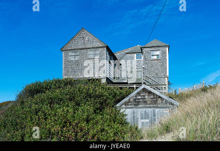 House, Ballston Beach, Truro, Cape Cod, Massachusetts, USA Stock Photo
