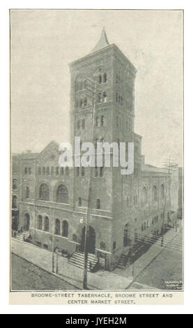 (King1893NYC) pg395 BROOME STREET TABERNACLE, BROOME STREET AND CENTER MARKET STREET Stock Photo