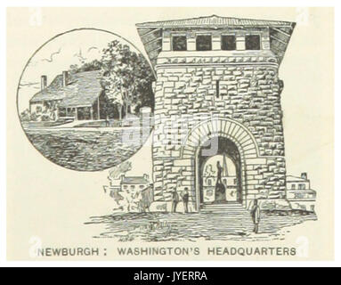 US NY(1891) p583 NEWBURGH, WASHINGTONS HEADQUARTERS AND MONUMENT Stock Photo