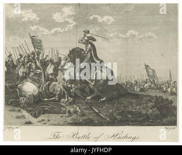 MANTE(1800) p1.153 THE BATTLE OF HASTINGS Stock Photo