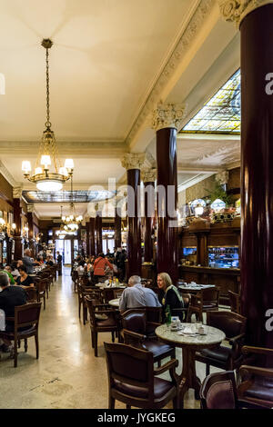 Traditional Buenos Aires Litrerary Cafe Tortoni Stock Photo