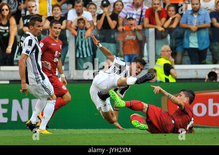 Turin, Italy. 19th August, 2017. Paulo Dybala (Juventus FC) during the match Serie A TIM between  Juventus FC and Cagliari Calcio at Allianz Stadium Torino. The final result of the match is 3-0. Credit: Fabio Petrosino/Alamy Live News Stock Photo