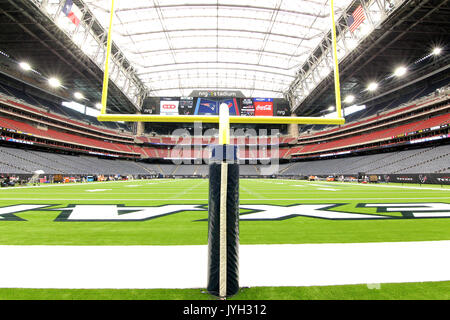 Houston, Texas, USA. 19th Aug, 2017. A general view of NRG Stadium prior to an NFL preseason game between the Houston Texans and the New England Patriots in Houston, TX on August 19, 2017. Credit: Erik Williams/ZUMA Wire/Alamy Live News Stock Photo