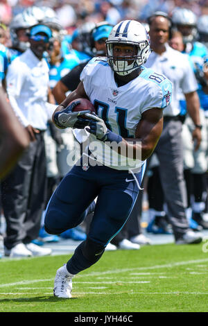 Tennessee Titans tight end Jonnu Smith (81) celebrates his touchdown with  his team during the second half of an NFL football game against the Dallas  Cowboys, Monday, Nov. 5, 2018, in Arlington