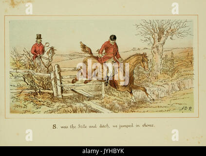 ABC of fox hunting (Plate 19) BHL22810437 Stock Photo