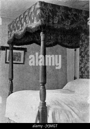 A four poster bedstead (George Inn, Southwark) Stock Photo