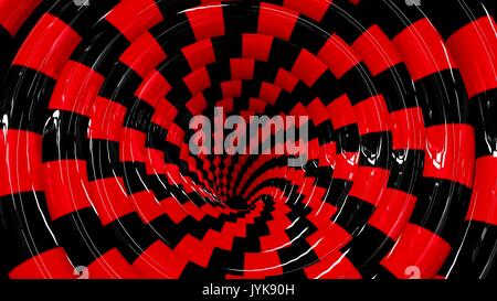 Endless rotating hypnotic spiral loopable video 4K Stock Photo