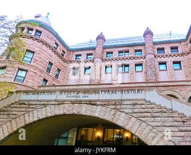 New York CITY, United States of America - May 01, 2016: American museum of Natural History Stock Photo