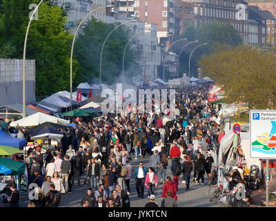 Germany Hamburg Hafengeburtstag Birthday Festival in May Stock Photo