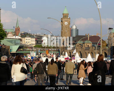 Germany Hamburg Hafengeburtstag Birthday Festival in May Stock Photo