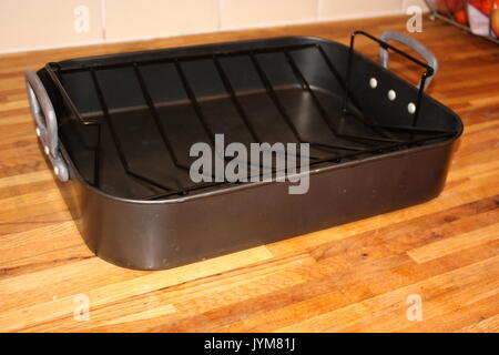 Oven tray to roast meat Stock Photo